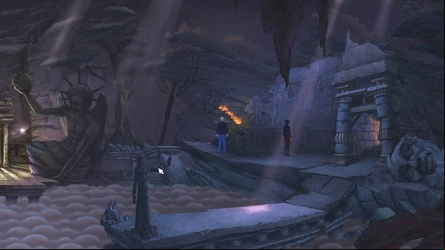 You need to get to the altar. - George and Nico - Eden Approach, Eden - Iraq - Broken Sword: The Serpents Curse - Game Guide and Walkthrough