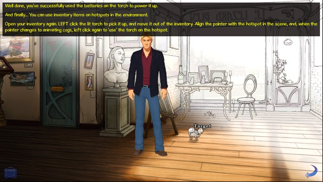 Almost done - Tutorial - Broken Sword: The Serpents Curse - Game Guide and Walkthrough