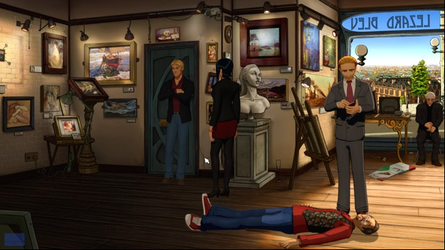 The Inspector is not interested in the monitoring records - Nico - Gallery - Paris - Broken Sword: The Serpents Curse - Game Guide and Walkthrough