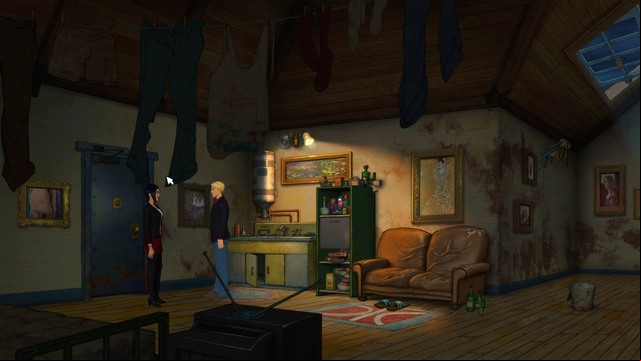 Not too shabby an apartment - George - Hobbs Yard, Hobbs Studio, Hobbs Loft Apartment - London - The Next Visit - Broken Sword: The Serpents Curse - Game Guide and Walkthrough
