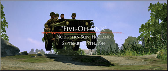 TIME AND PLACE - Chapter 3: Five-Oh-Sink - FIRST ASSIGNMENT:br Recon the town - part 1 - Chapter 3: Five-Oh-Sink - Brothers in Arms: Hells Highway - Game Guide and Walkthrough
