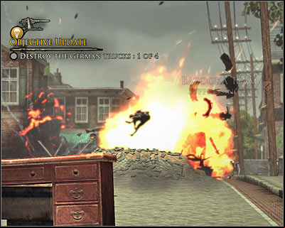 #89 - Chapter 4: Written in Stone - THIRD ASSIGNMENT:br Destroy the German trucks - part 1 - Chapter 4: Written in Stone - Brothers in Arms: Hells Highway - Game Guide and Walkthrough