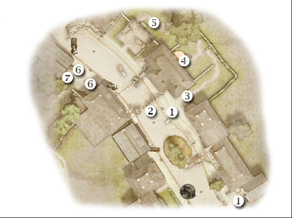 Map legend: 1 - enemy units - Chapter 4: Written in Stone - FOURTH ASSIGNMENT:br Destroy German fuel supply - Chapter 4: Written in Stone - Brothers in Arms: Hells Highway - Game Guide and Walkthrough