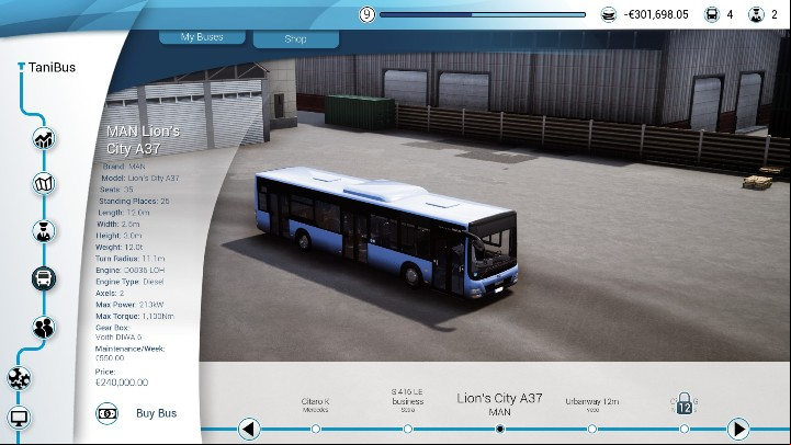 At level 6 you unlock MAN Lions City A37 - Bus models in Bus Simulator 18, purchasing and selling - Buses - Bus Simulator 18 Game Guide