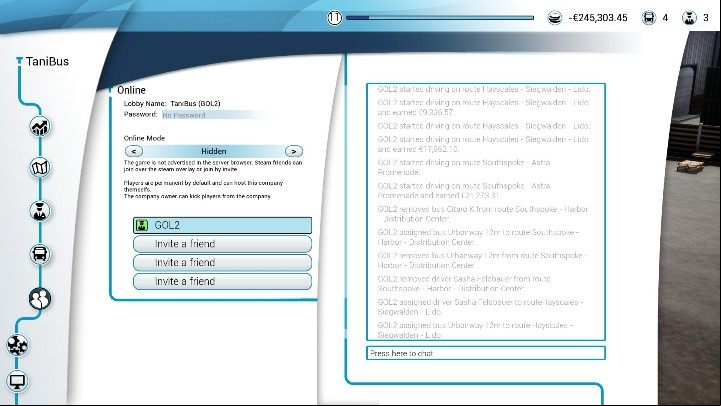 In the online game settings you can create a for your server - How to host and server in Bus Simulator 18? - Multiplayer - Bus Simulator 18 Game Guide