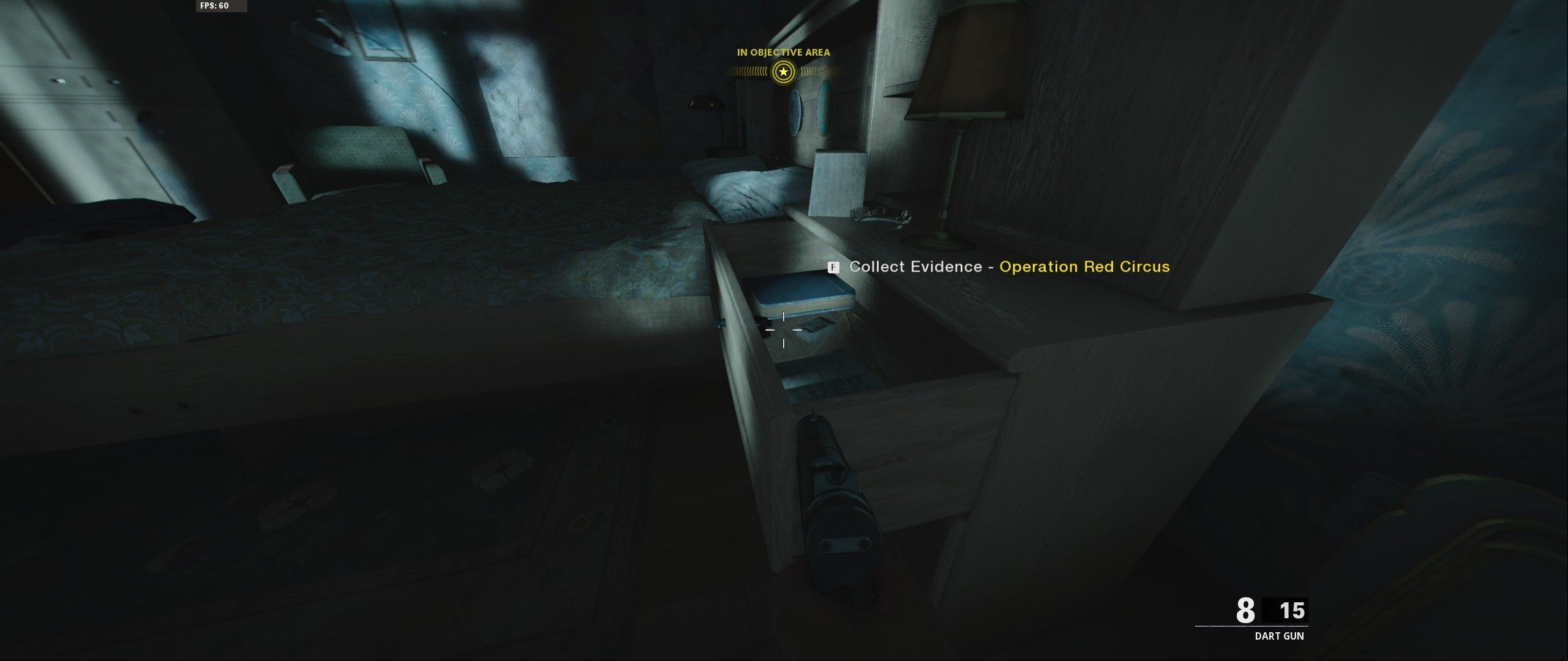 You'll find the significant piece of evidence for Operation Red Circus inside the nightstand. - Call of Duty Cold War: Brick in the Wall - evidence - Evidence - Call of Duty Cold War Guide