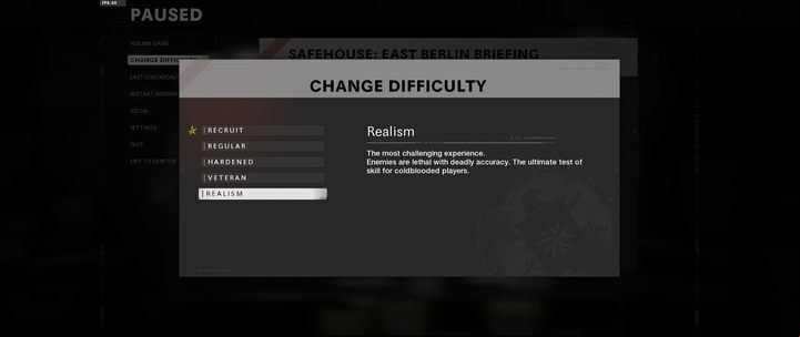 You can change the difficulty level at any time during the campaign. - Call of Duty Cold War: Difficulty Levels - Basics - Call of Duty Cold War Guide