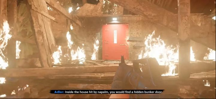 A napalm drop will unlock a door for you in one of the huts - Call of Duty Cold War: Break on Through - walkthrough - Walkthrough - Call of Duty Cold War Guide
