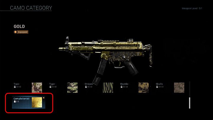 At the beginning, the player has access to the basic set of camouflage and unlocks subsequent sets after leveling up a particular weapon - Warzone: Gold Guns and Weapons - camos, how to unlock? - Appendix - Warzone Guide