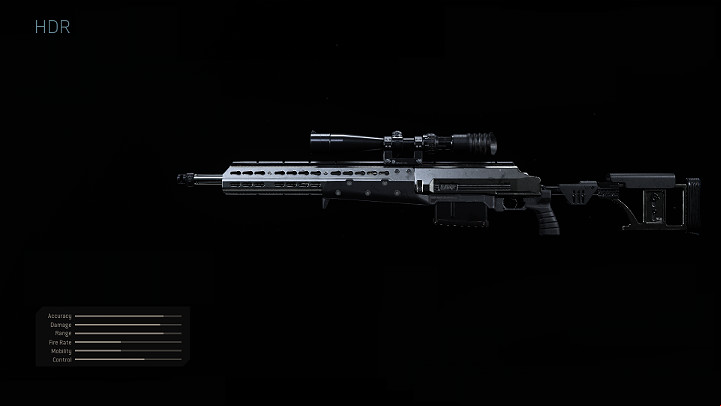 Recommended modifications for HDR sniper rifle - Warzone: Solos - how to win, best equipment - Basics - Warzone Guide