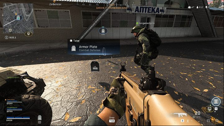 It is a good habit and very good practice to share armor plates with your team - by throwing them on the ground or getting them at a shopping point - Warzone: Teamwork - Basics - Warzone Guide