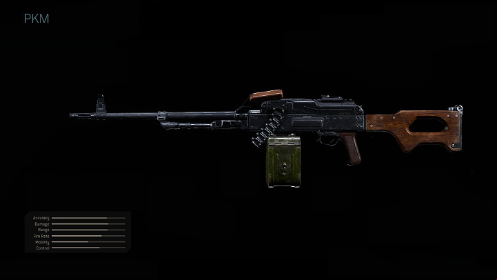 PKM is by far the best light machine gun in Call of Duty Warzone - Warzone: Light Machine Guns - Warzone: Best weapon types - Warzone Guide