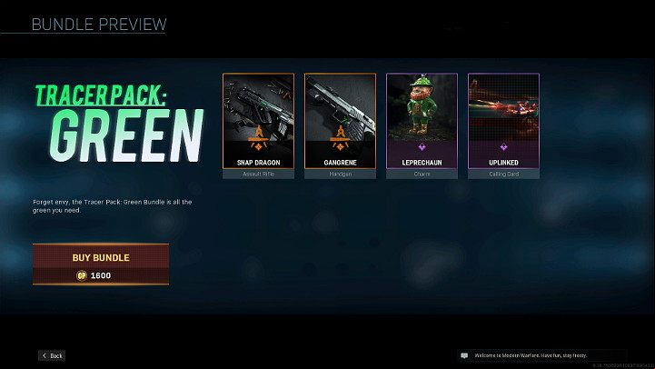 Each set differs from each other in of content as well as price - Warzone: Store - COD Points, battle , free gift pack - Basics - Warzone Guide