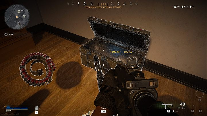You can find the boxes very easily because they make a distinctive sound when they are nearby - Warzone: Level up - how to quickly earn experience? - Basics - Warzone Guide
