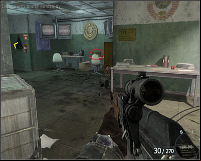 The secret is on one of the desks on the right - Executive Order | Intel - Intel location - Call of Duty: Black Ops Game Guide & Walkthrough