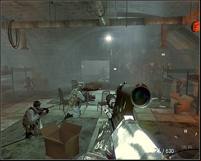 After reaching the barracks (second action with soldiers on the ground) eliminate enemies and go downstairs - WMD | Intel - Intel location - Call of Duty: Black Ops Game Guide & Walkthrough