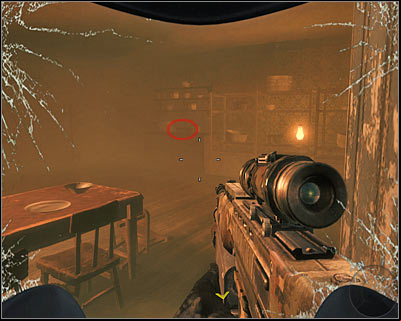Go toward the kitchen cabinets you can see in the distance - Rebirth | Intel - Intel location - Call of Duty: Black Ops Game Guide & Walkthrough