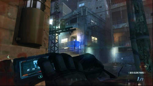 When you come out in the flooded street, get ready to fight with enemies scattered around at its end, but above all, with those on the balcony on the right - Mission 05: FALLEN ANGEL | Missions: Walkthrough - Missions: Walkthrough - Call of Duty: Black Ops II Game Guide & Walkthrough
