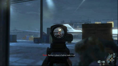 Go down the stairs and go left - Mission 07: SUFFER WITH ME | Missions: Walkthrough - Missions: Walkthrough - Call of Duty: Black Ops II Game Guide & Walkthrough