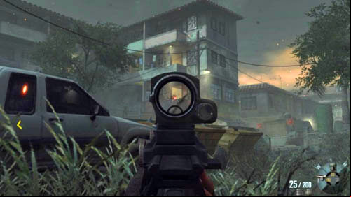 Throw the last IR strobe at the intersection - Mission 07: SUFFER WITH ME | Missions: Walkthrough - Missions: Walkthrough - Call of Duty: Black Ops II Game Guide & Walkthrough