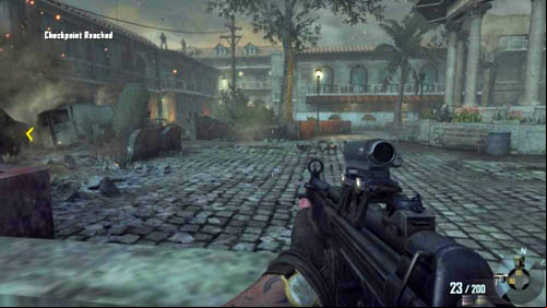 The enemies below should be eliminated - Mission 07: SUFFER WITH ME | Missions: Walkthrough - Missions: Walkthrough - Call of Duty: Black Ops II Game Guide & Walkthrough