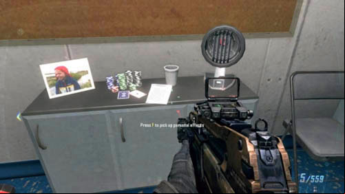 Before you go further, go into the room on the right - Mission 09: ODYSSEUS | Missions: Walkthrough - Missions: Walkthrough - Call of Duty: Black Ops II Game Guide & Walkthrough
