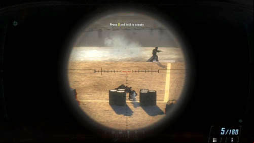 Objective: Assist the SEALs using a sniper rifle - Mission 09: ODYSSEUS | Missions: Walkthrough - Missions: Walkthrough - Call of Duty: Black Ops II Game Guide & Walkthrough