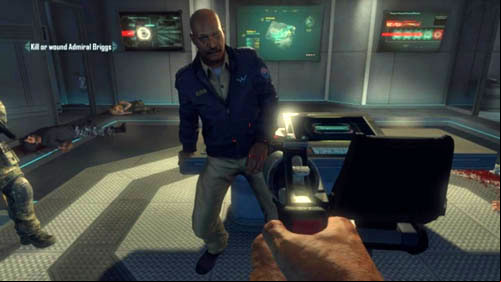Objective: Kill or wound iral Briggs - Mission 09: ODYSSEUS | Missions: Walkthrough - Missions: Walkthrough - Call of Duty: Black Ops II Game Guide & Walkthrough