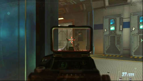 Go forward, down the corridor to the left or through the room on the right (be careful - there can be an opponent hiding inside) - Mission 11: JUDGMENT DAY | Missions: Walkthrough - Missions: Walkthrough - Call of Duty: Black Ops II Game Guide & Walkthrough