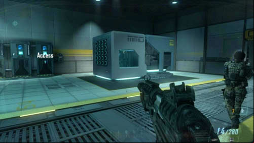 Follow the team-mates to the great warehouse - Mission 02: CELERIUM | Missions: Challenges - Missions: Challenges - Call of Duty: Black Ops II Game Guide & Walkthrough