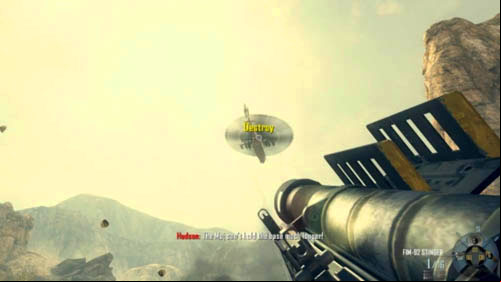 When you drive the tank and the transporter back (and possibly perform the challenge above), you will have to deal with the helicopters - Mission 03: OLD WOUNDS | Missions: Challenges - Missions: Challenges - Call of Duty: Black Ops II Game Guide & Walkthrough