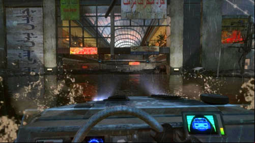 Your task is to ram eight enemy jeeps - Mission 05: FALLEN ANGEL | Missions: Challenges - Missions: Challenges - Call of Duty: Black Ops II Game Guide & Walkthrough