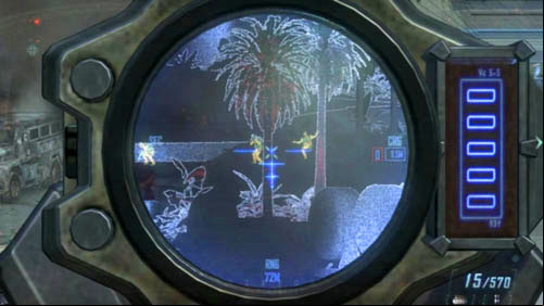 There are several opportunities to collect 10 sniper kills this way that do not interfere with other challenges - Mission 11: JUDGMENT DAY | Missions: Challenges - Missions: Challenges - Call of Duty: Black Ops II Game Guide & Walkthrough