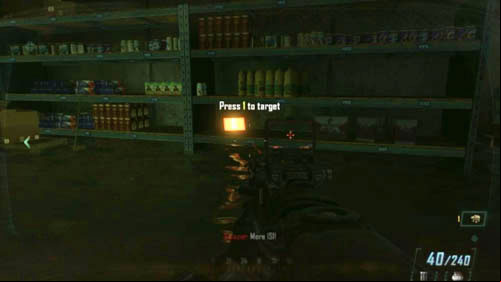 Immediately after the mission has started, when your big, four-legged robot (CLAW) goes left (first picture above), you should look right, at the right shelf - Mission 05: FALLEN ANGEL | Intel - Intel - Call of Duty: Black Ops II Game Guide & Walkthrough