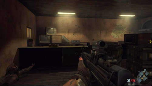 The second intel can be found in the slum area - Mission 07: SUFFER WITH ME | Intel - Intel - Call of Duty: Black Ops II Game Guide & Walkthrough