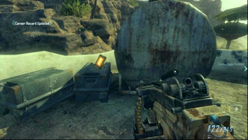 When you go out of the street, clear the building and area behind it, choose the right path at the fork - Mission 08: ACHILLES VEIL | Intel - Intel - Call of Duty: Black Ops II Game Guide & Walkthrough
