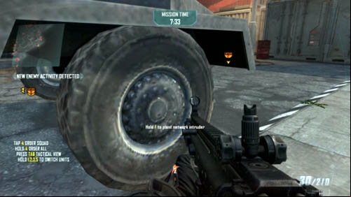 Run out of it and turn left, youll find yourself in (7) - Strike Force 01: SHIPWRECK | Strike Force: Walkthrough - Strike Force: Walkthrough - Call of Duty: Black Ops II Game Guide & Walkthrough