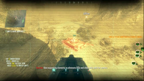 You start in (1) - Strike Force 02: I.E.D. | Strike Force: Walkthrough - Strike Force: Walkthrough - Call of Duty: Black Ops II Game Guide & Walkthrough