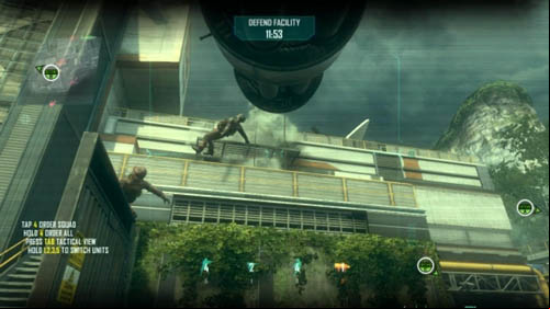 To make a good start, leave all the troops where they are, but switch to the CLAW and place it in (4) - Strike Force 03: FOB SPECTRE | Strike Force: Walkthrough - Strike Force: Walkthrough - Call of Duty: Black Ops II Game Guide & Walkthrough