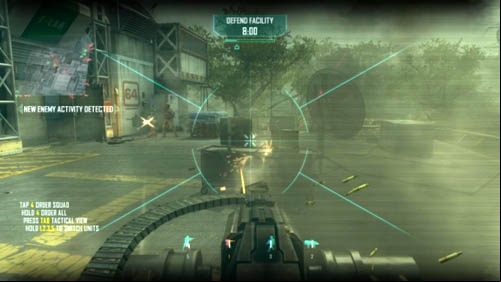 The task of the turret in (7) is to shoot the opponents who will appear in (11) and (12) (first picture above) - Strike Force 03: FOB SPECTRE | Strike Force: Walkthrough - Strike Force: Walkthrough - Call of Duty: Black Ops II Game Guide & Walkthrough