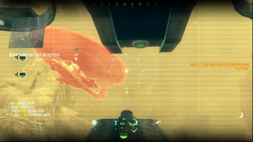 The main problem in this challenge is that your quad-drones and ASDs destroy the helicopters very quickly - Strike Force 02: I.E.D. | Strike Force: Challenges - Strike Force: Challenges - Call of Duty: Black Ops II Game Guide & Walkthrough