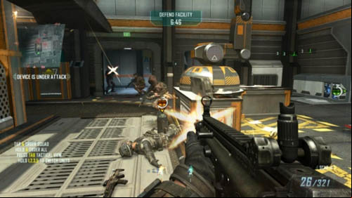 You just need to one of the previous challenges, namely not let the enemy lower the defence field, and this challenge will also be yours - Strike Force 03: FOB SPECTRE | Strike Force: Challenges - Strike Force: Challenges - Call of Duty: Black Ops II Game Guide & Walkthrough