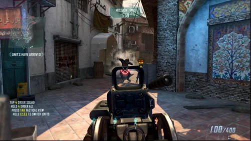 First, make sure that the soldier you control has EMP grenades - Strike Force 04: DISPATCH | Strike Force: Challenges - Strike Force: Challenges - Call of Duty: Black Ops II Game Guide & Walkthrough