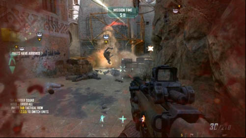 Next, just walk around the map and kill enemies with grenades (picture above) - Strike Force 05: SECOND CHANCE | Strike Force: Challenges - Strike Force: Challenges - Call of Duty: Black Ops II Game Guide & Walkthrough