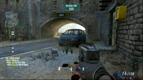Keep going further, sticking to the right side - Strike Force 05: SECOND CHANCE | Strike Force: Challenges - Strike Force: Challenges - Call of Duty: Black Ops II Game Guide & Walkthrough
