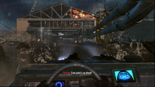 At the end of the mission, regardless of whether you were flying a helicopter-drone or driving the SOC-T jeep, the drone will be destroyed - Mission 05 - FALLEN ANGEL | Decisions, consequences, endings - Decisions, consequences, endings - Call of Duty: Black Ops II Game Guide & Walkthrough