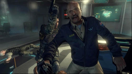Interestingly, if you simply do nothing, the iral will throw himself at Menendez (first picture above), but hell be immediately overpowered by Salazar (second picture above) - Mission 09 - ODYSSEUS | Decisions, consequences, endings - Decisions, consequences, endings - Call of Duty: Black Ops II Game Guide & Walkthrough