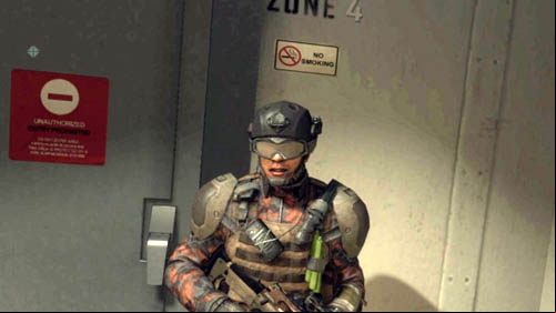 When you play as Menendez, either DeFalco (if he managed to escape in Mission 06: Karma) (first picture above) or a random soldier (if DeFalco got killed) (second picture above) will be standing in front of you - Mission 09 - ODYSSEUS | Decisions, consequences, endings - Decisions, consequences, endings - Call of Duty: Black Ops II Game Guide & Walkthrough