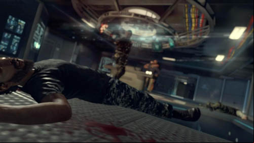 which means they both fall dead to the ground (picture above) - Mission 09 - ODYSSEUS (bridge) | Decisions, consequences, endings - Decisions, consequences, endings - Call of Duty: Black Ops II Game Guide & Walkthrough