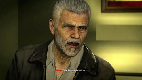Alex points at the scar on his sons hand, when he fell off a tree (it was shown in the first mission introductory cutscene) - Endings - Menendez dead | Decisions, consequences, endings - Decisions, consequences, endings - Call of Duty: Black Ops II Game Guide & Walkthrough